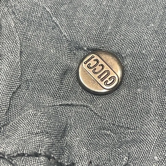 Gucci Arkansas 01865 Denim Jeans 35x32 Made In Italy - Picture 12 of 16